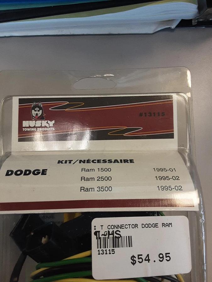 Husky T-Connector For Dodge Ram Trucks Part #13115