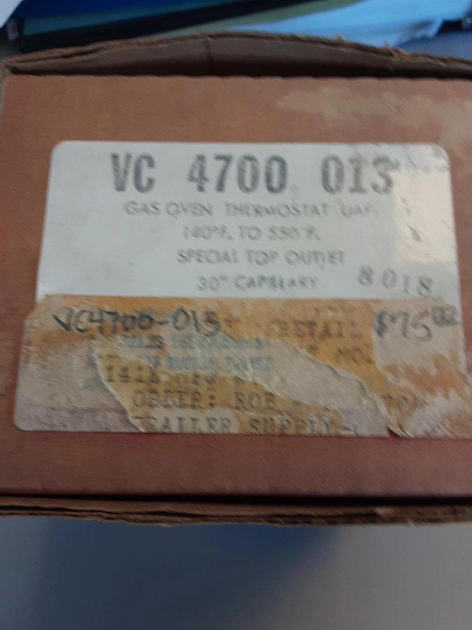 Robertshaw VC 4700-013 Gas Oven Thermostat