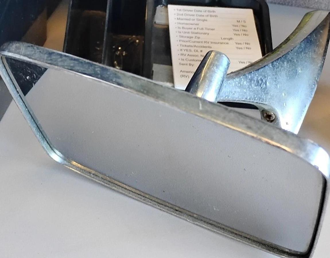 Used Silver Side View Mirror for Cars for Mounting