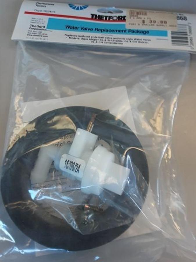 Thetford Water Valve Replacement Package Part # 20686