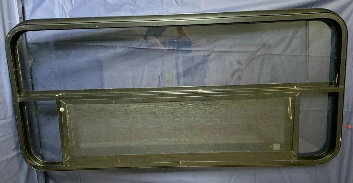 Tinted Custom Bay Window for a Conversion Van