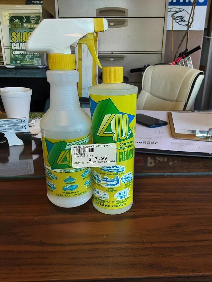 4U Concentrrated Cleaner. Part # 13-0375