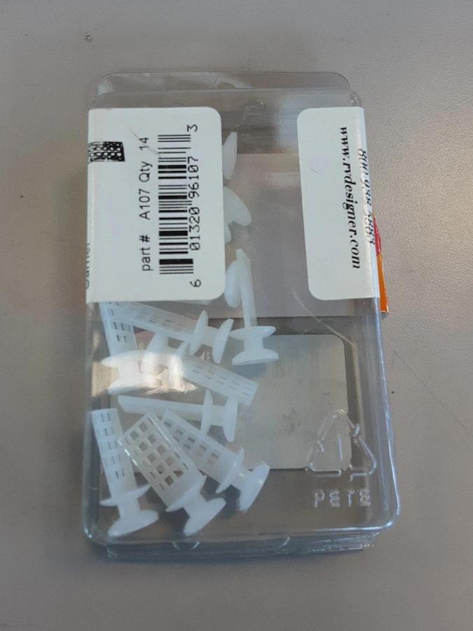 RV Designer Curtain Carriers Large Part # A107