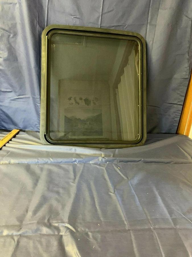 Tinted Custom Bay Window for a Conversion Van