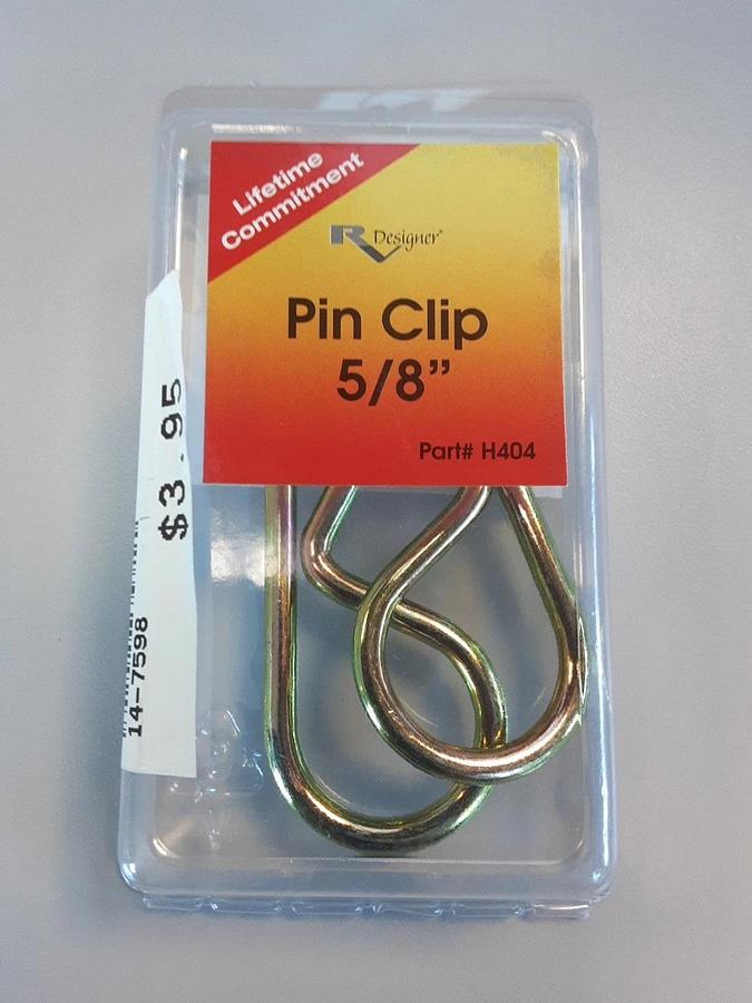 RV Designer Pin Clips 5/8" Part # H404