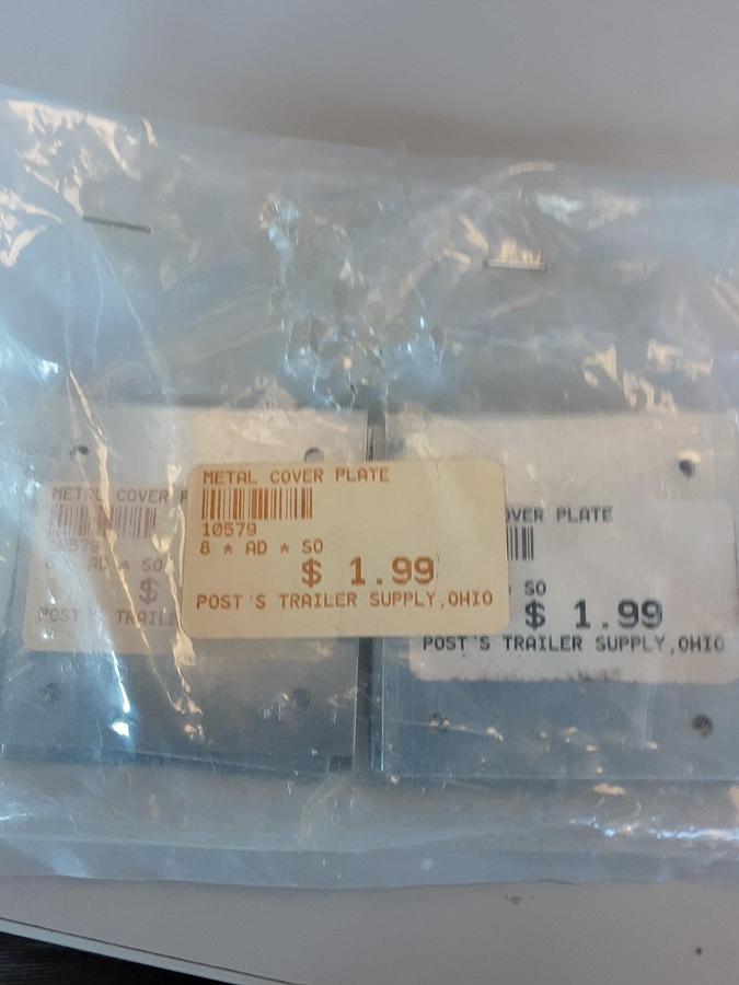 Metal Cover Plate Part # 10579