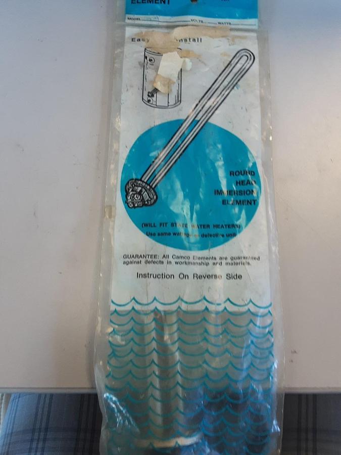Water Heater Element 1500w by 120v Round Head Immersion type
