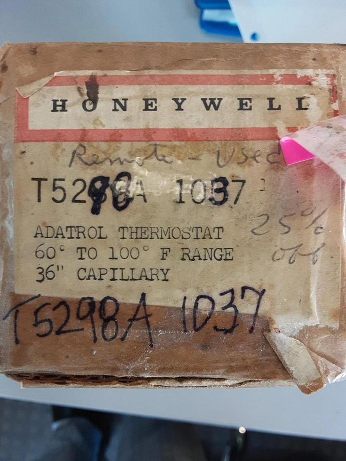 Used Honeywell Adatrol thermostat Part #T5298A 1037
