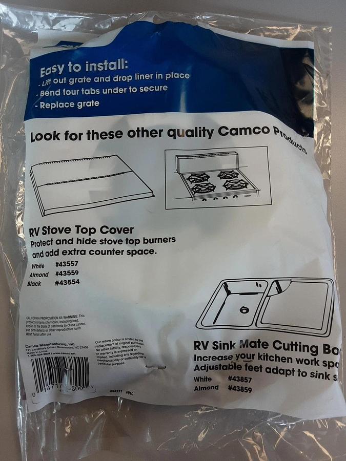 Camco Burner Liners Part # 000049