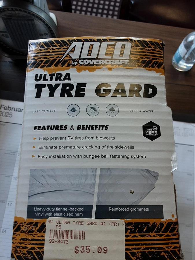 ADCO Ultra Tyre Gard Part #3952, Part # 92-9473