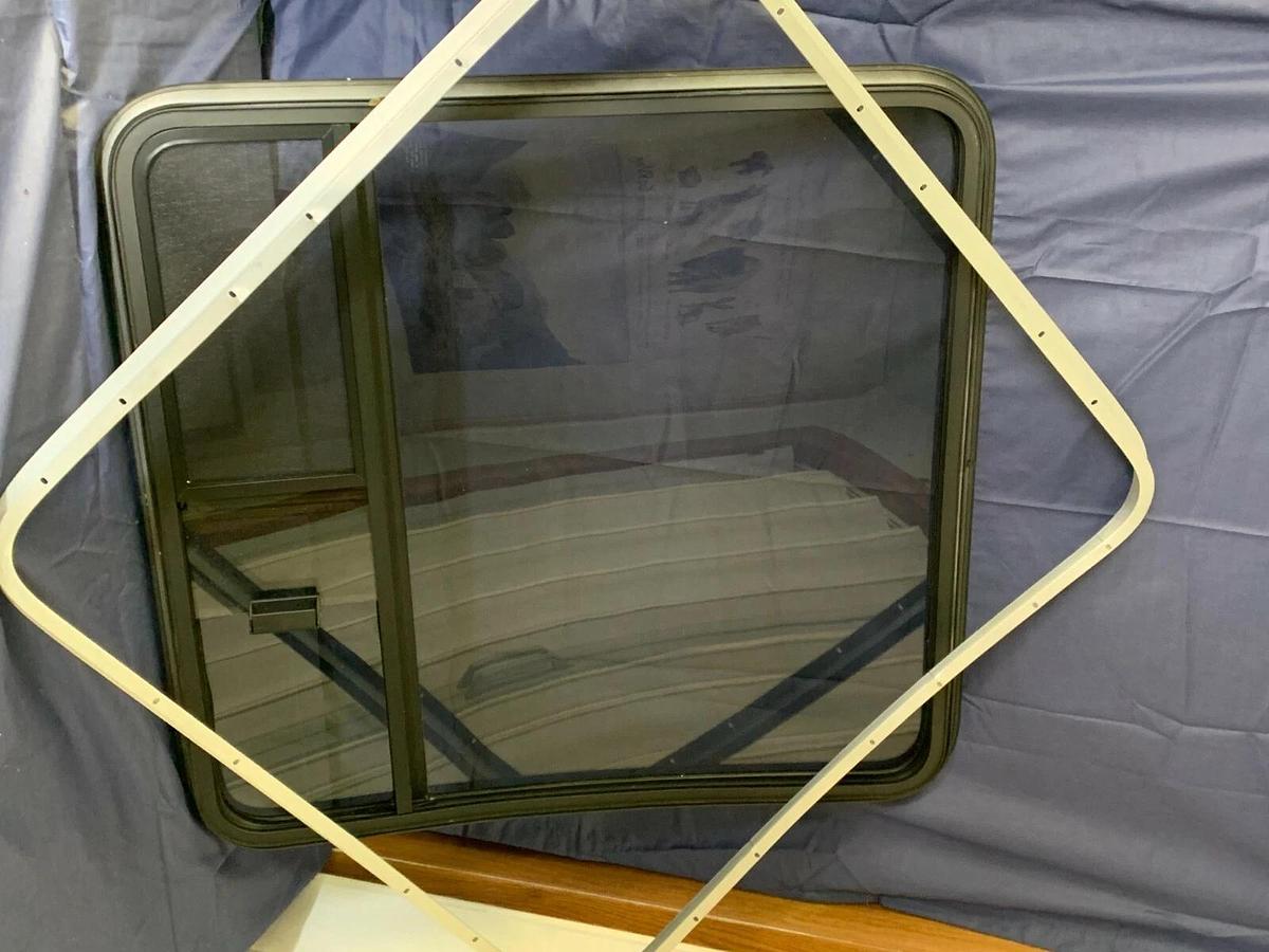Tinted Custom Bay Window for a Conversion Van