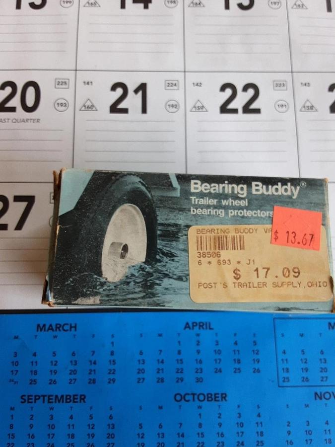 Bearing Buddy Trailer Wheel Bearing Protection. Part # 38506
