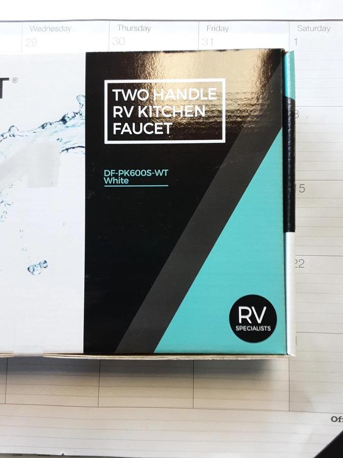 Dura Faucet Two Handle RV Kitchen Faucet