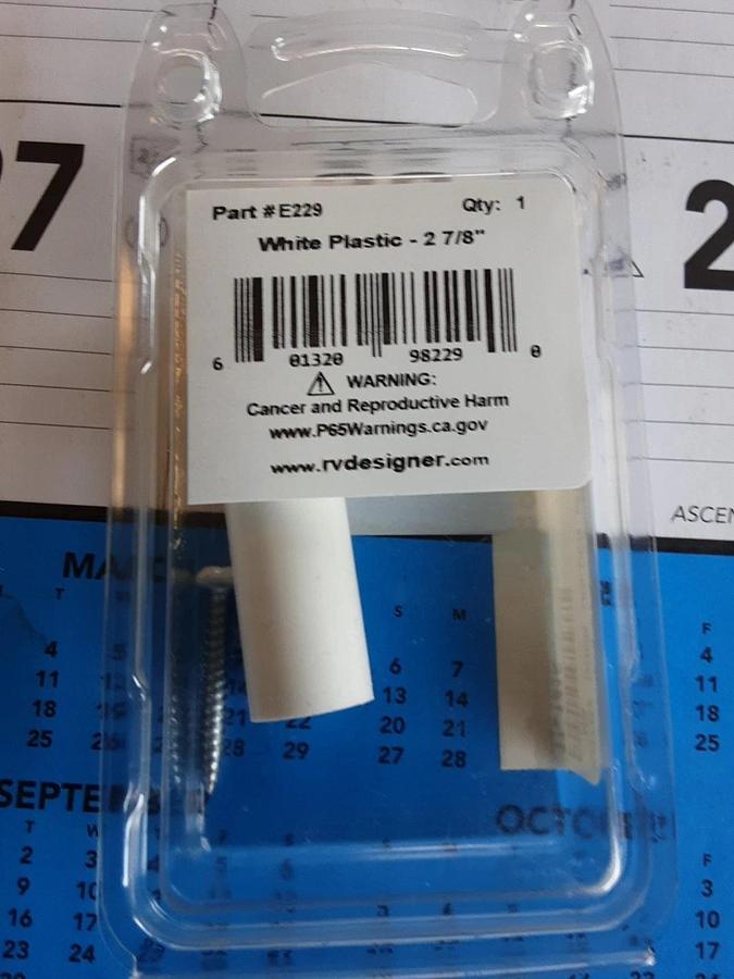 RV Designer Entry Door Bumper Part # E229