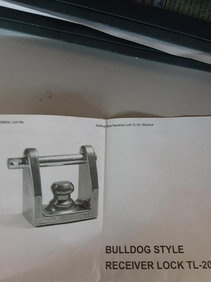 Used Bulldog Style Reciever Lock TL-20