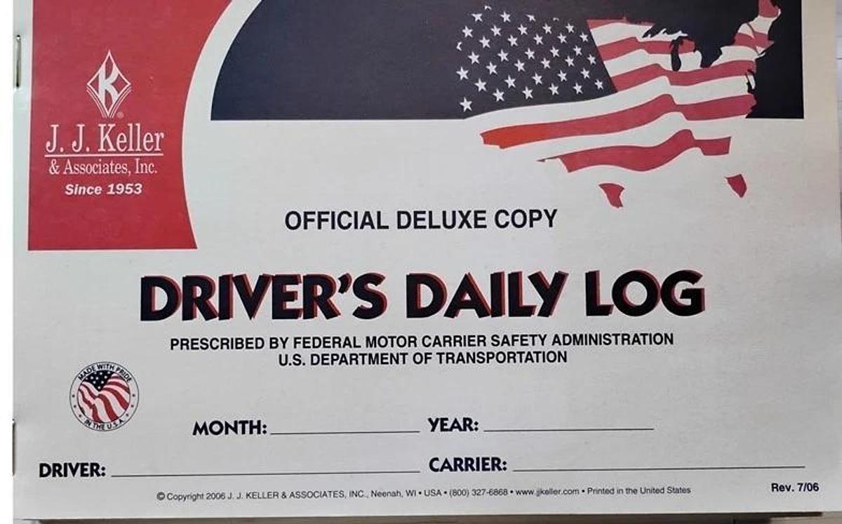 Truck Driver's Daily Log Booklets