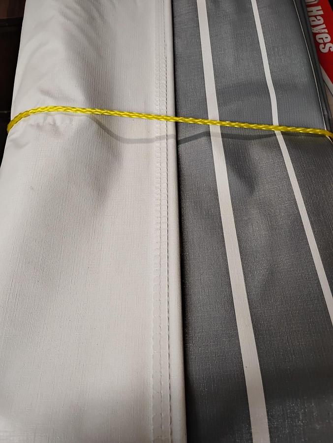 Used Awning Fabrics for Travel Trailers