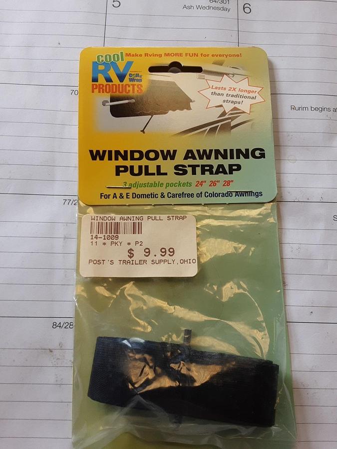 Coil N Wrap Cool RV Parts Window Awning Pull Strap