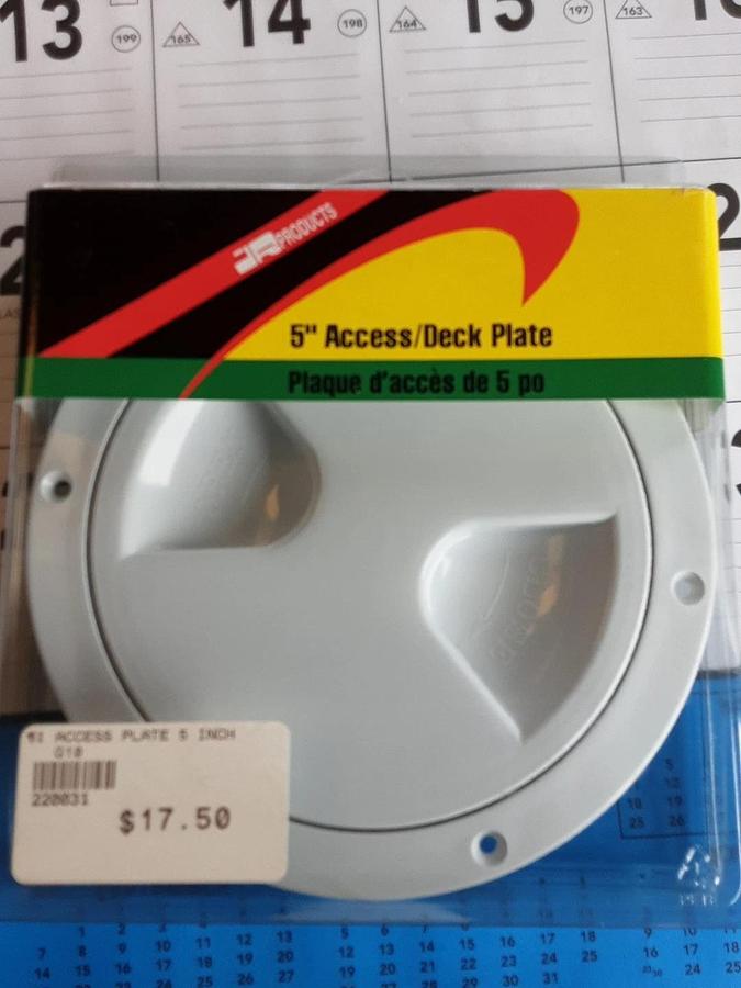 JR Products 5" Access/Deck Plate Part # 31025