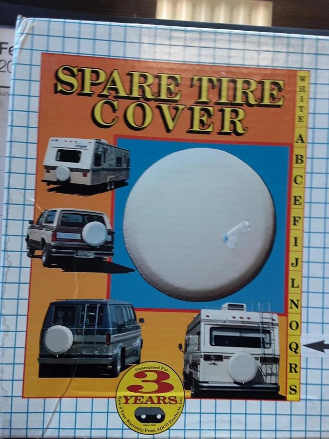 Adco Spare Tire Cover. Part # TC-Q-CW