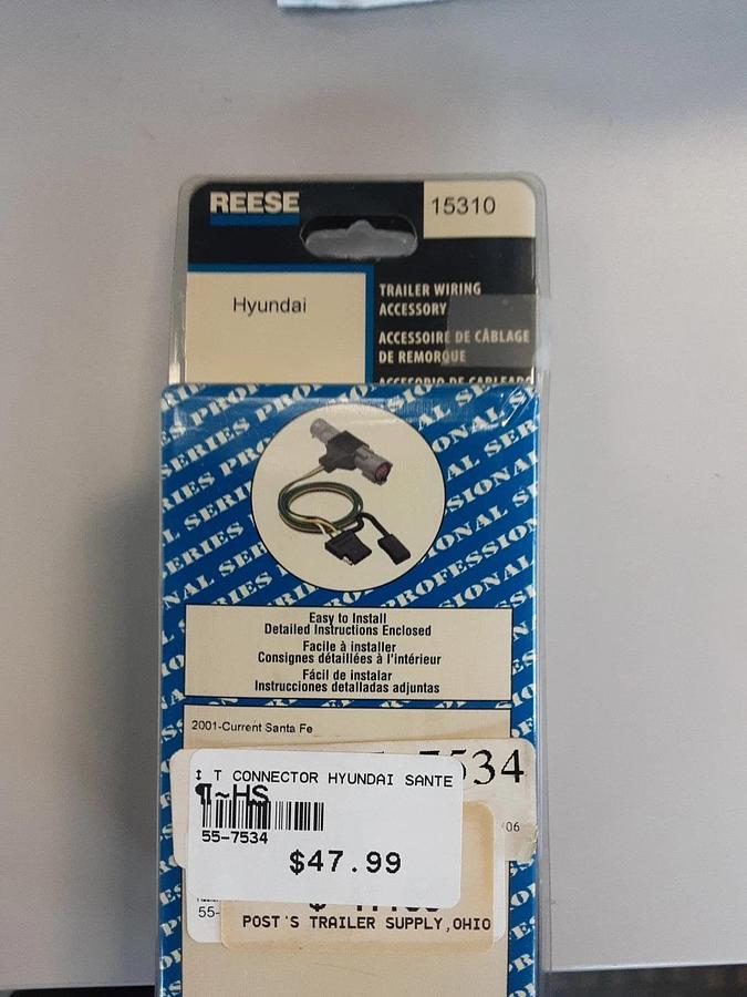 Reese Trailer Wiring Accessory Part #15310
