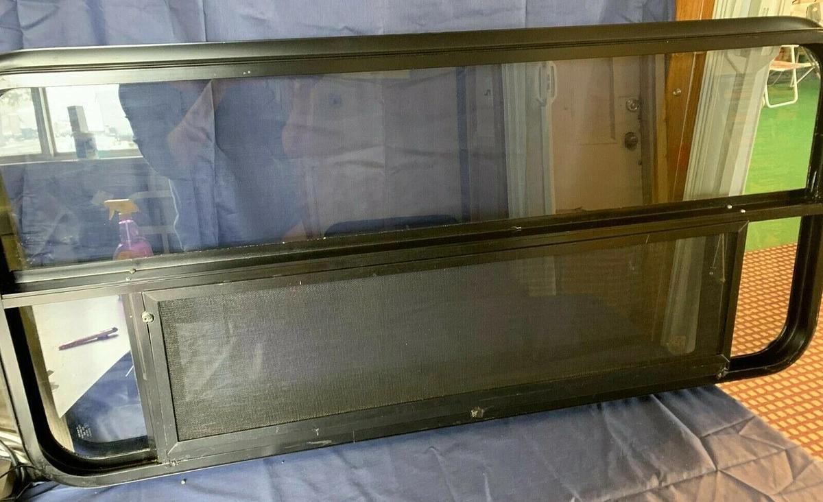 Tinted Custom Bay Window for a Conversion Van