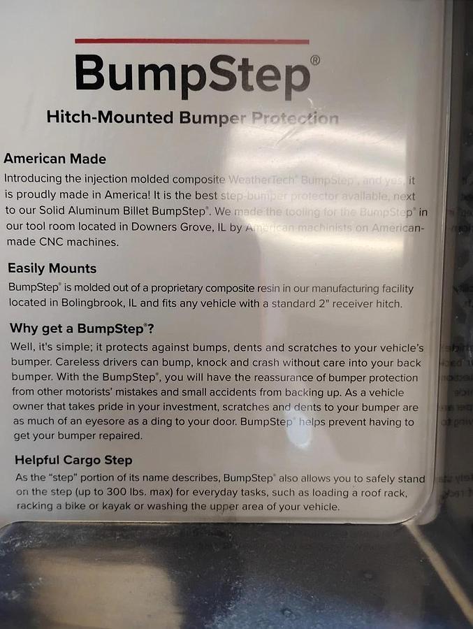 BumpStep by WeatherTech Part #25-1853