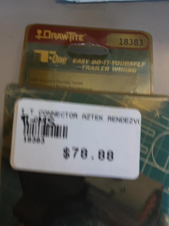 Draw-Tite T-One Trailer Wiring Part #18383 For Pontiac And Buick