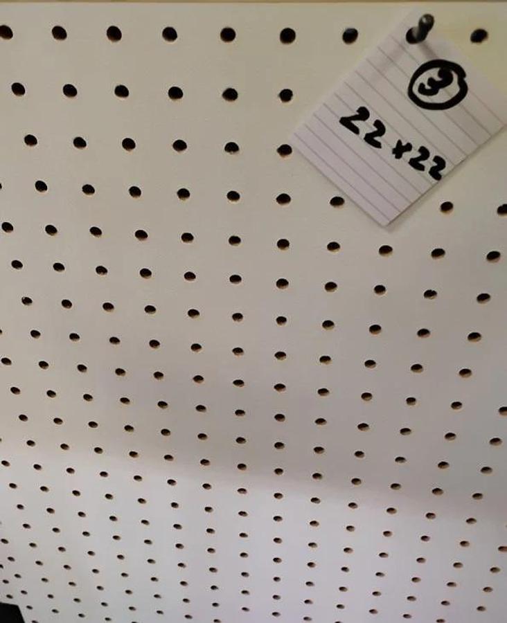 Pegboards 22x22