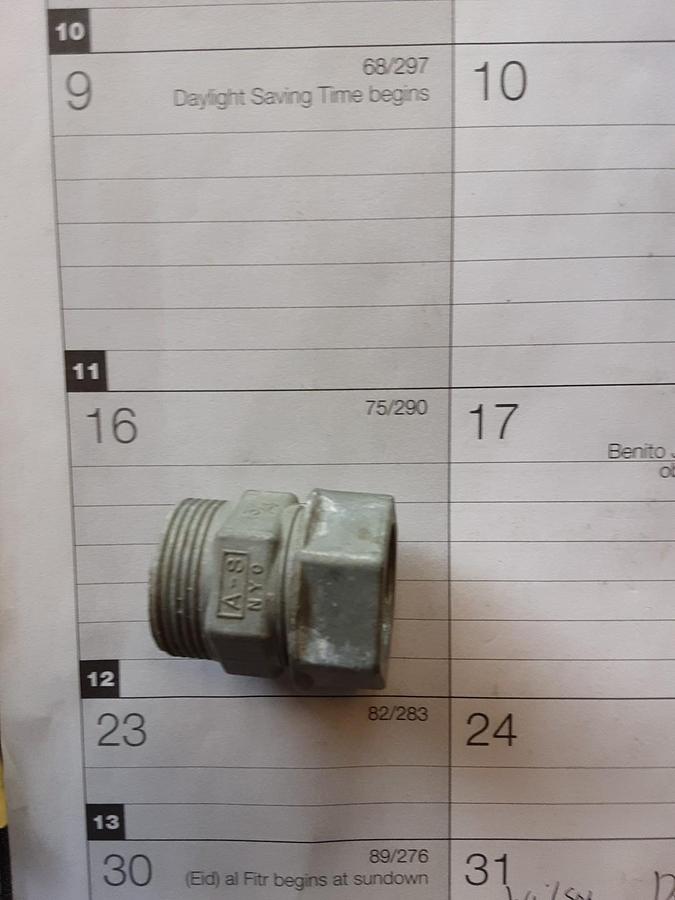The ¾” Conduit Nipple
