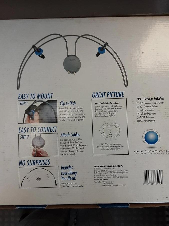 Terk Hi-Performance Antenna Technologies  Antenna  Part # 22-1123