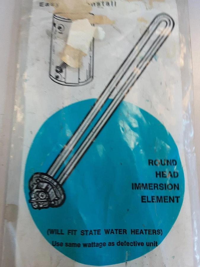 Water Heater Element 1500w by 120v Round Head Immersion type
