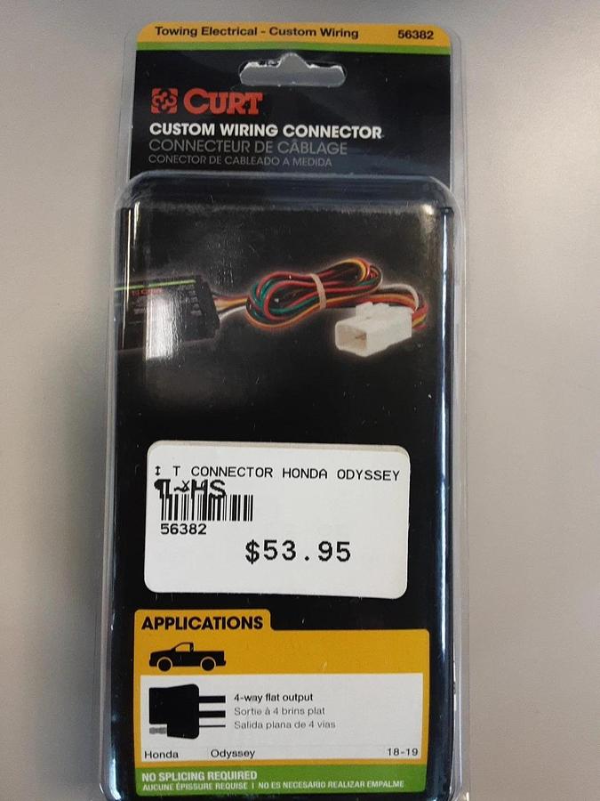 Curt Custom Wiring  Connector For Honda Odyssey Part #56382
