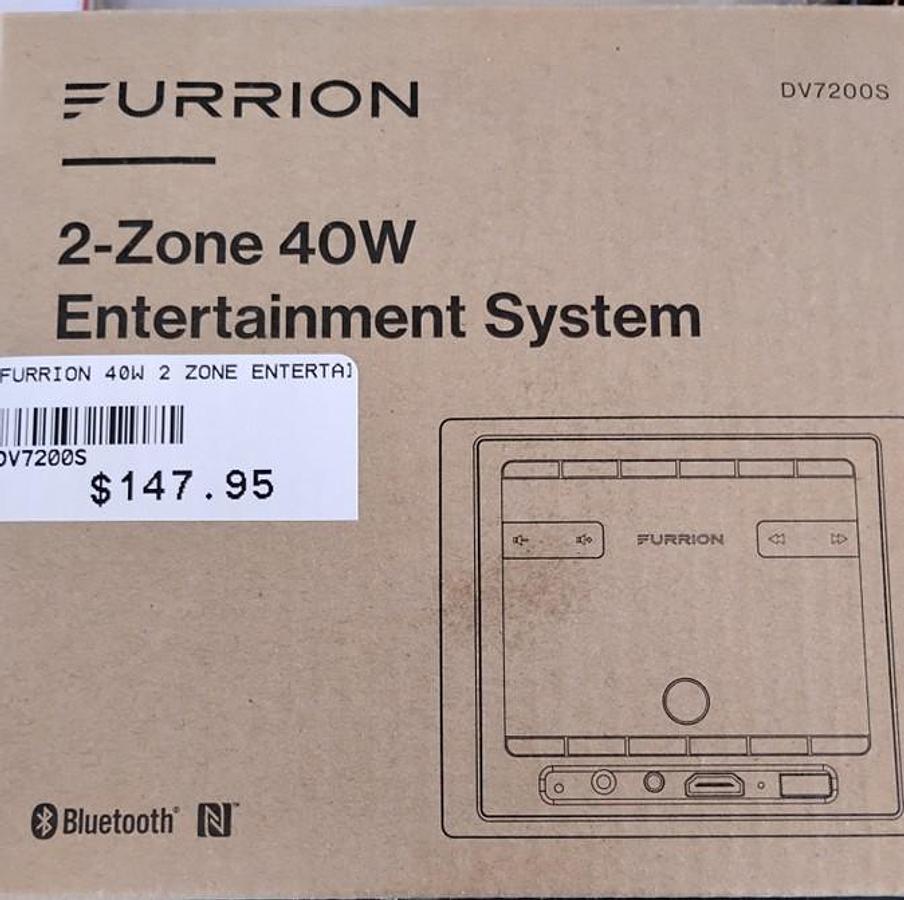 Furrion RV & Marine Entertainment System - 40W, 2-Zone  Part #DV7200S