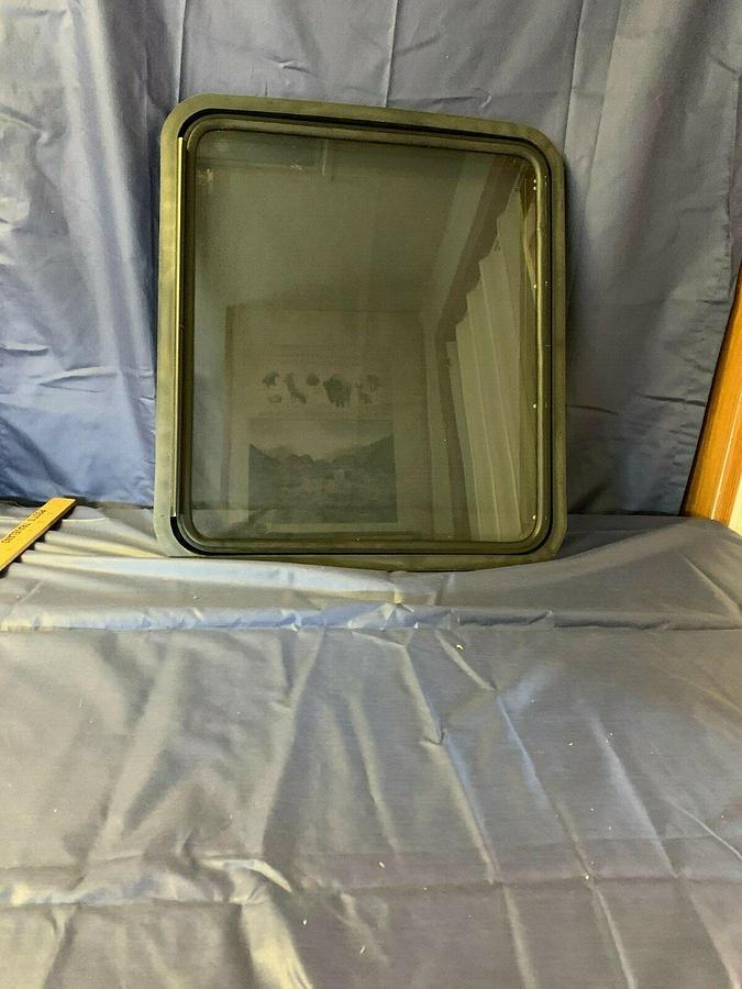 Tinted Custom Bay Window for a Conversion Van