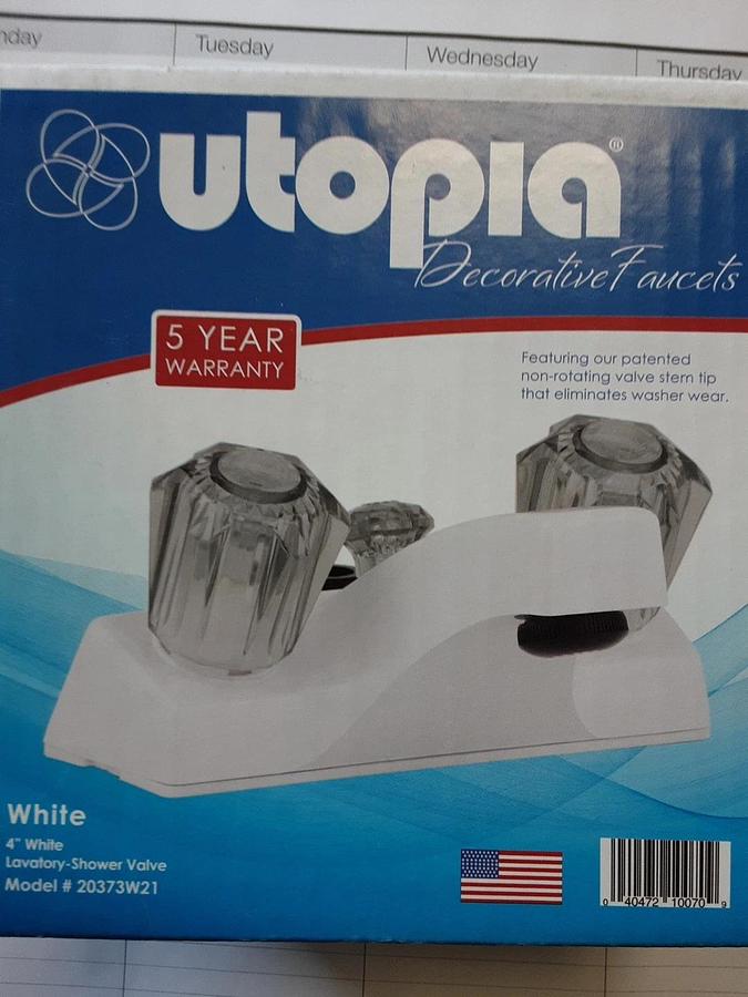 Utopia Decorative Faucets White