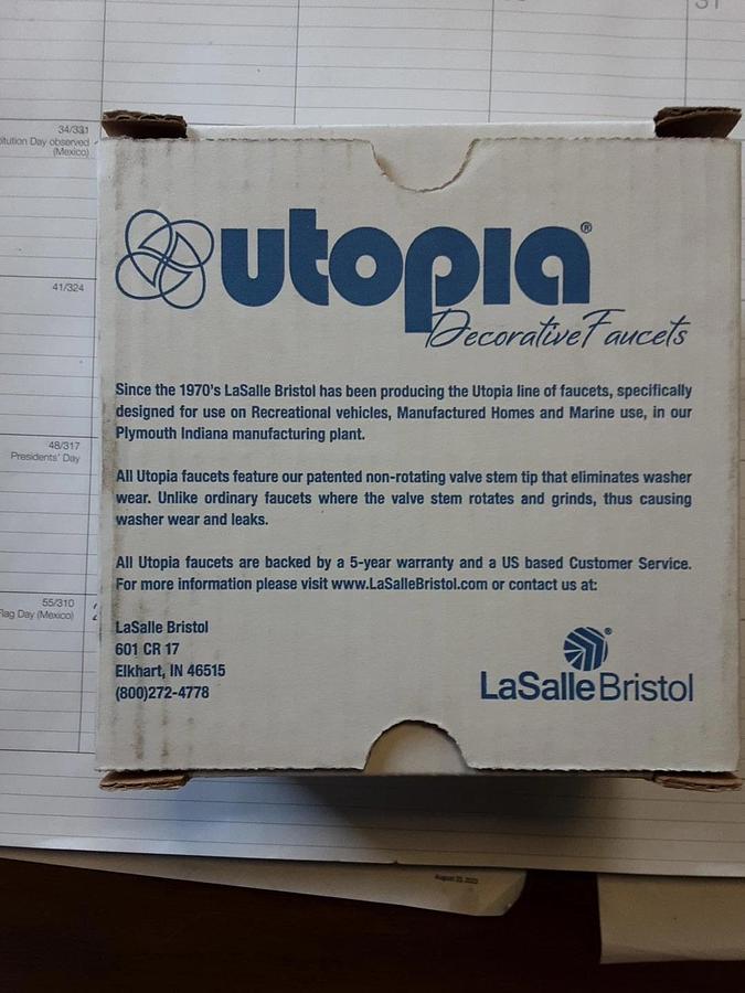 Utopia Decorative Faucets White
