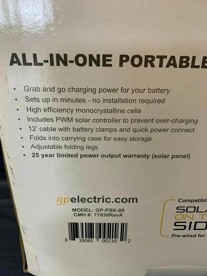 Solar Panel for RV/ Camper/ Travel Trailer