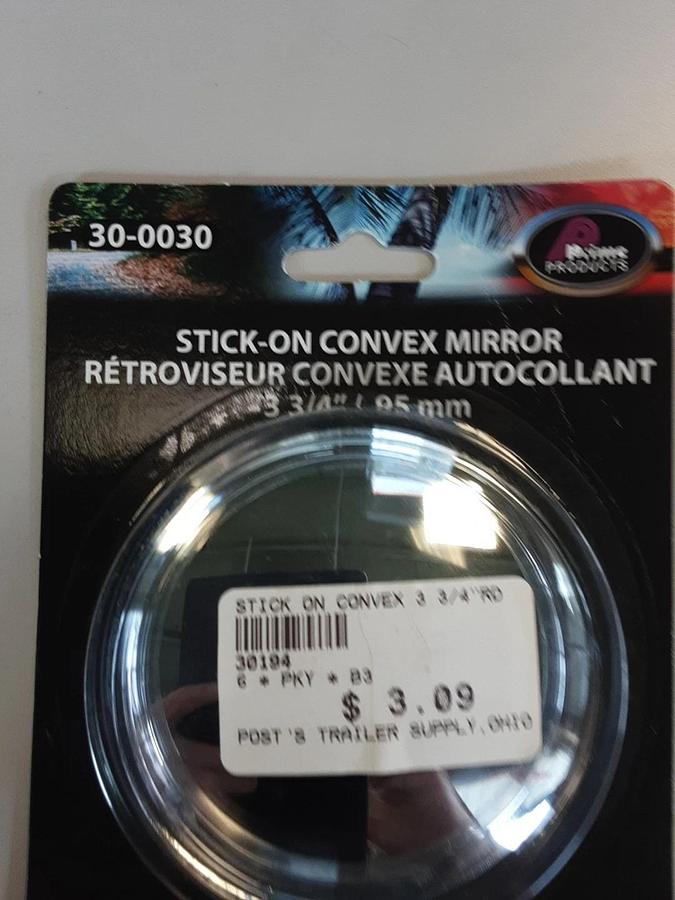 Prime Products Stick On Convex Mirror 30-0030