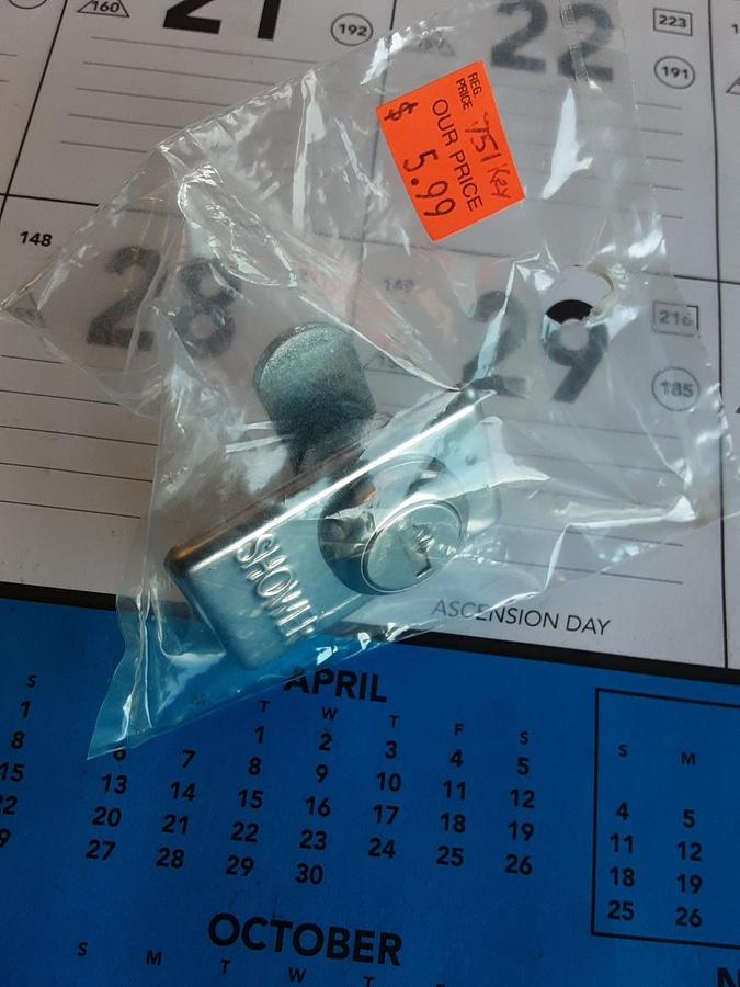 RV Outside Shower Lock For A 751 Key