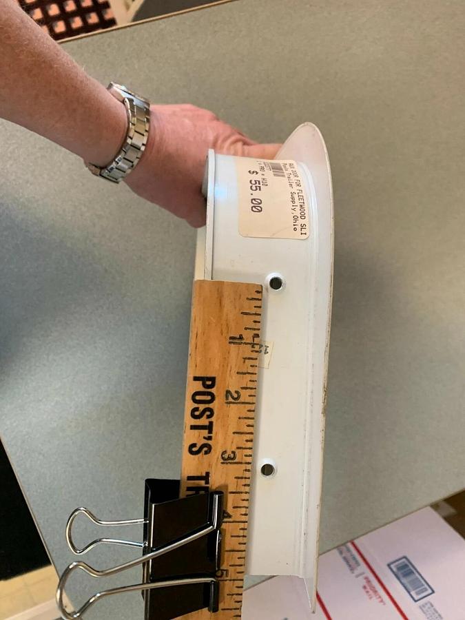 Used Fleetwood RV baggage compartment door. Part # 122377