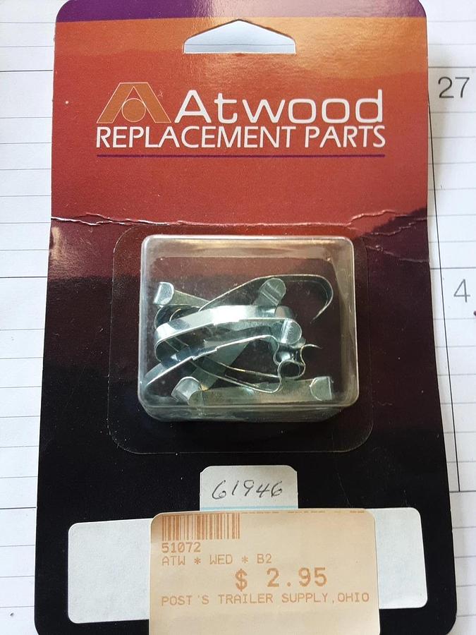 Atwood Replacement Parts Clips Part # 51072