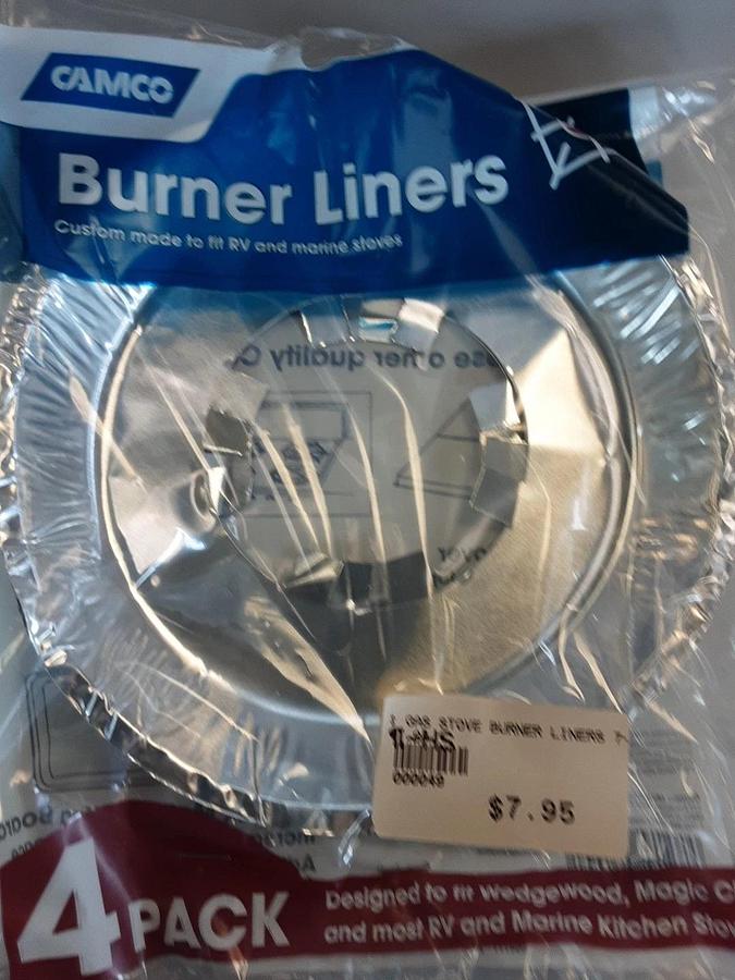 Camco Burner Liners Part # 000049