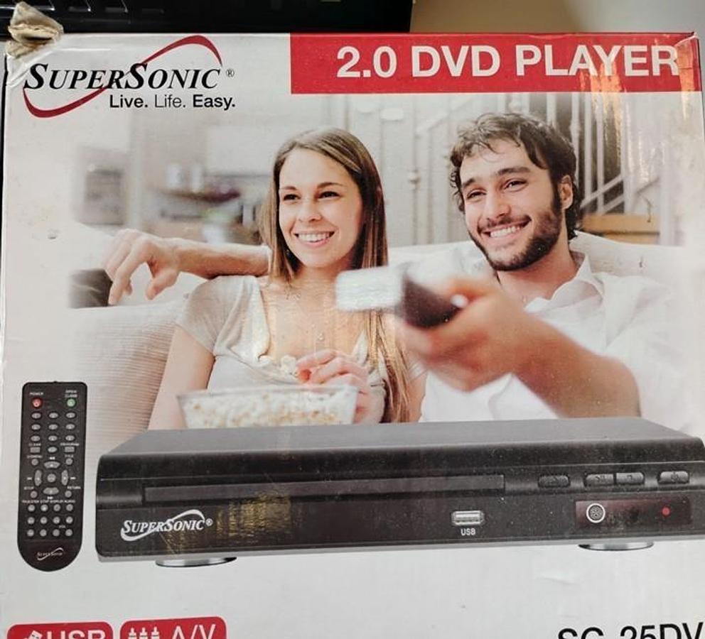 Used Supersonic 2.0 DVD Player Part #SC-25DVD