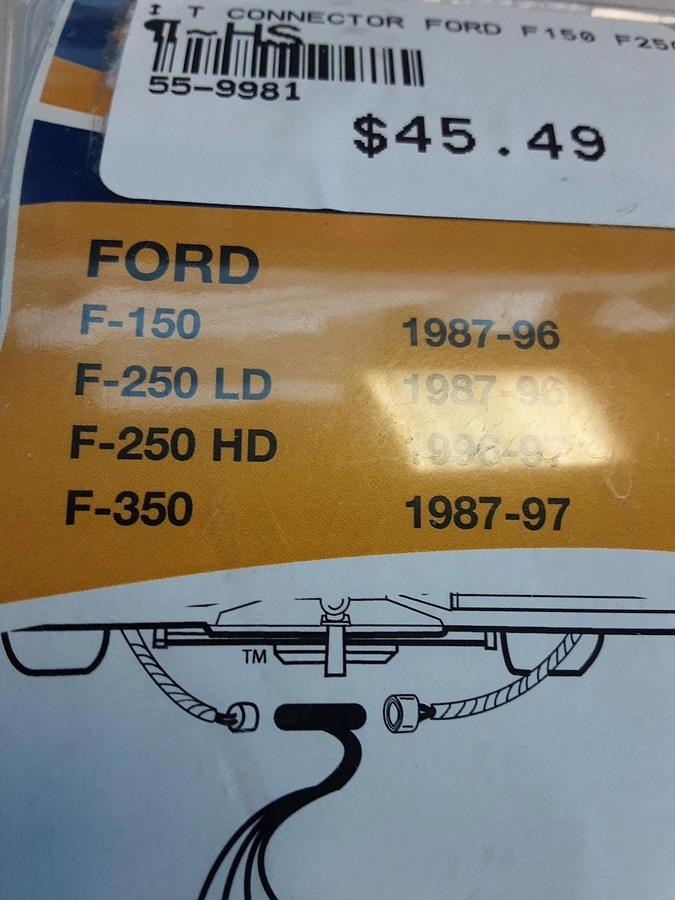 NAPA T-Connector For Ford Part #55-9981