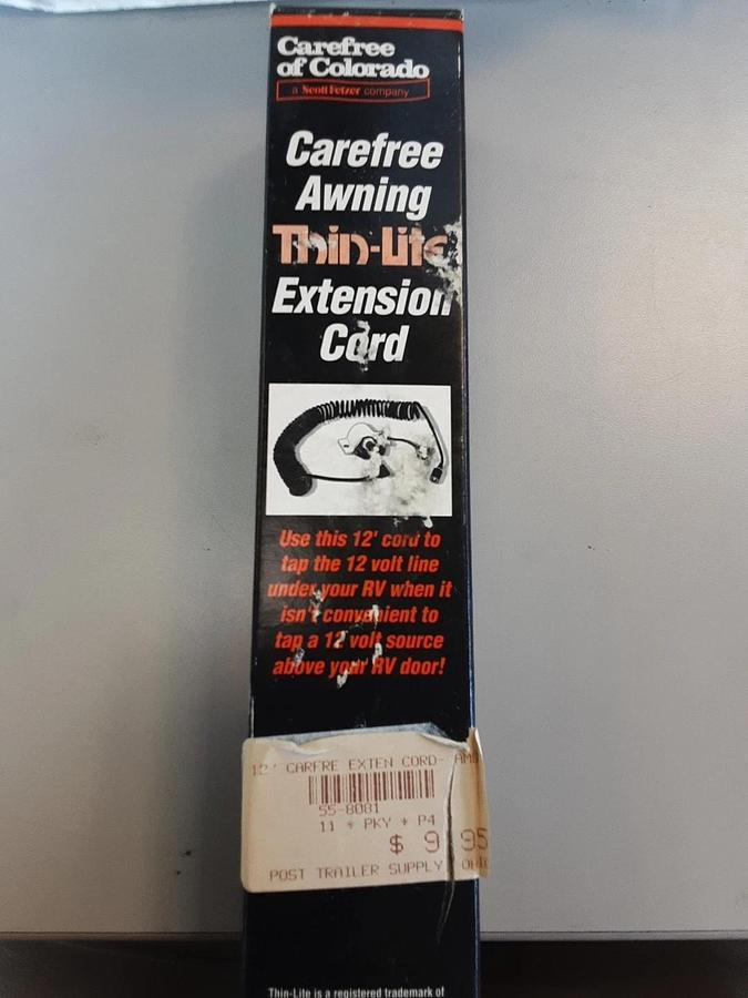 Carefree Awning Thin Lite Extension Cord. Part # 55-8081