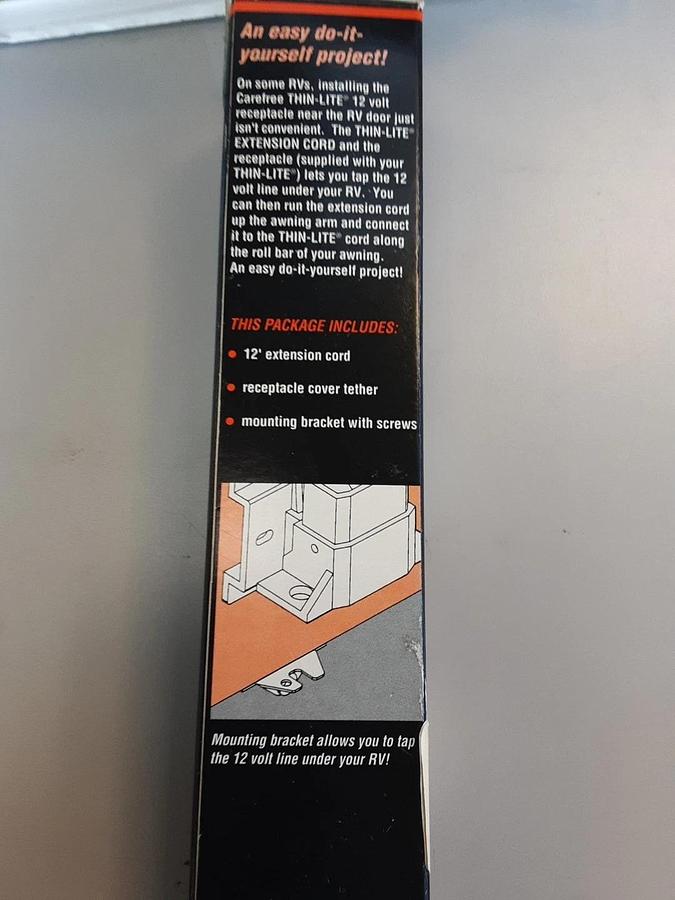 Carefree Awning Thin Lite Extension Cord. Part # 55-8081