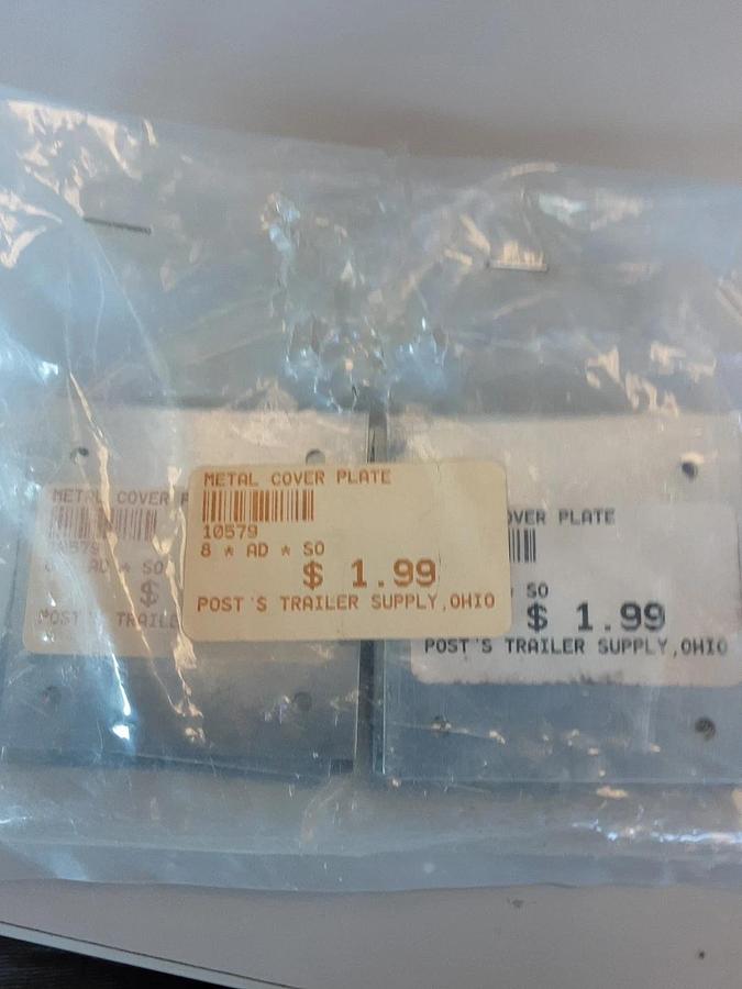 Metal Cover Plate Part # 10579