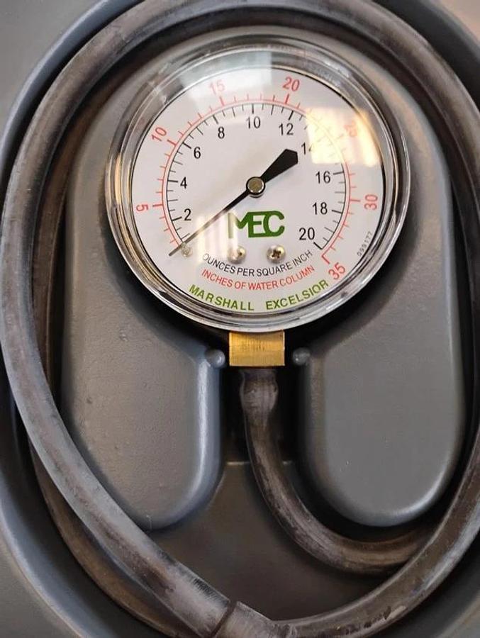Marshall Excelsior Test Gauge Low Pressure Test Kit Part #06-0406