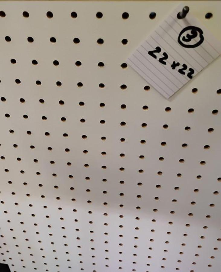 Pegboards 22x22